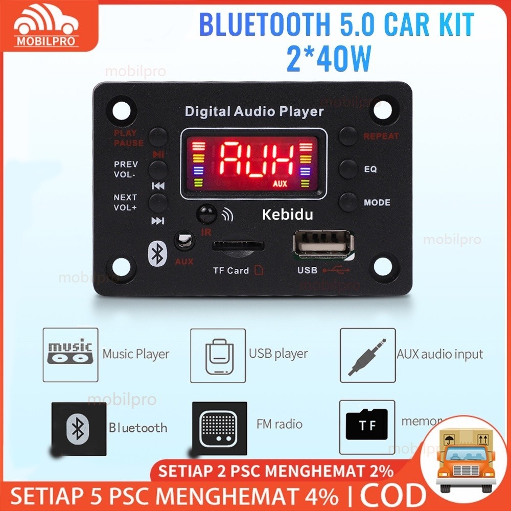 kit modul mp3 bluetooth terbaru kotak vire 060