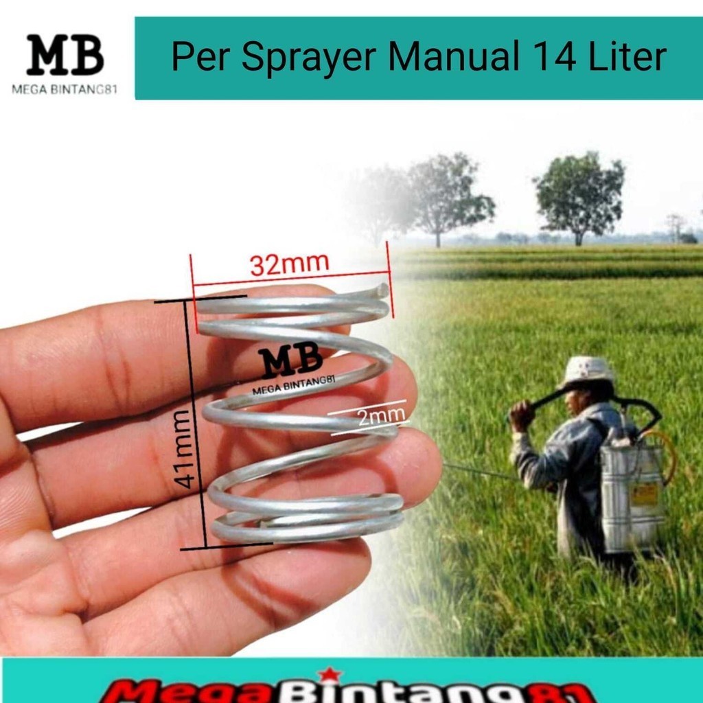 Spring sprayer manual per hand sprayer 14 Liter