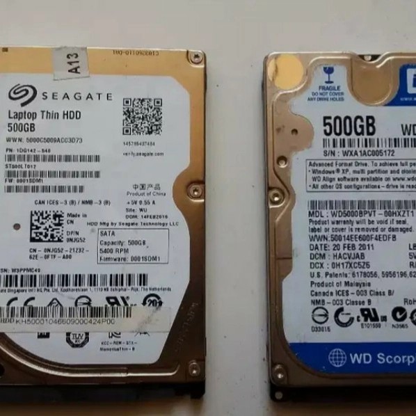 hardisk HDD internal laptop 500gb