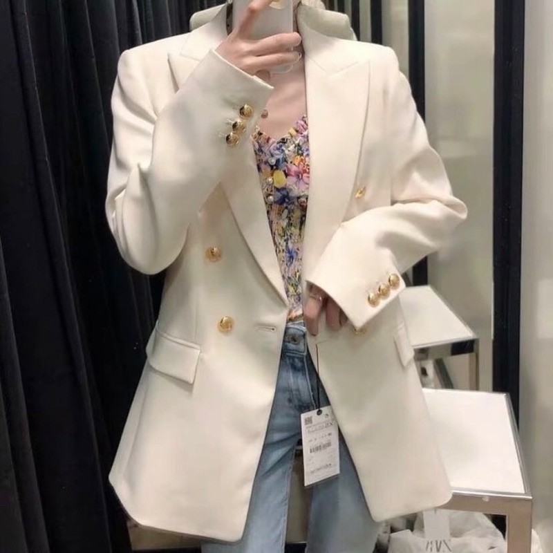 [PROMO BULAN INI ] [Ready Stock] Korean Blazer Set Cardigan Premium Tweed Autumn Winter Spring Outfi