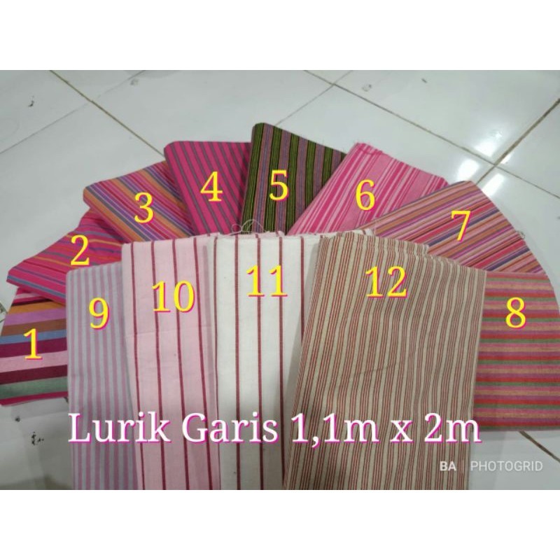 LURIK Kain Tenun Lurik Pink ,m * m