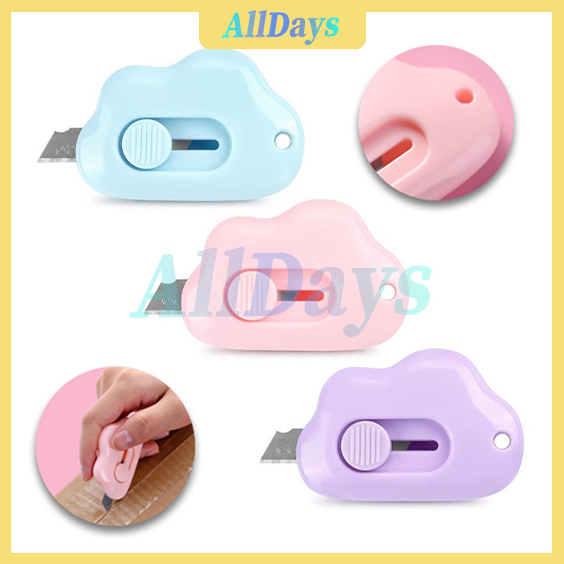 

Cutter Mini / Cutter Mini Pisau Kecil Bentuk Awan / Cutter Mini Bentuk Awan / Pisau Pemotong Mini Lucu / Travel Cutter