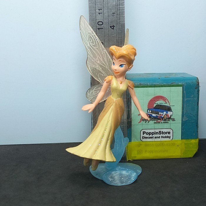 Tinker bell Disney Fairies Queen Clarion PVC Action Figure Glitter  -SK89