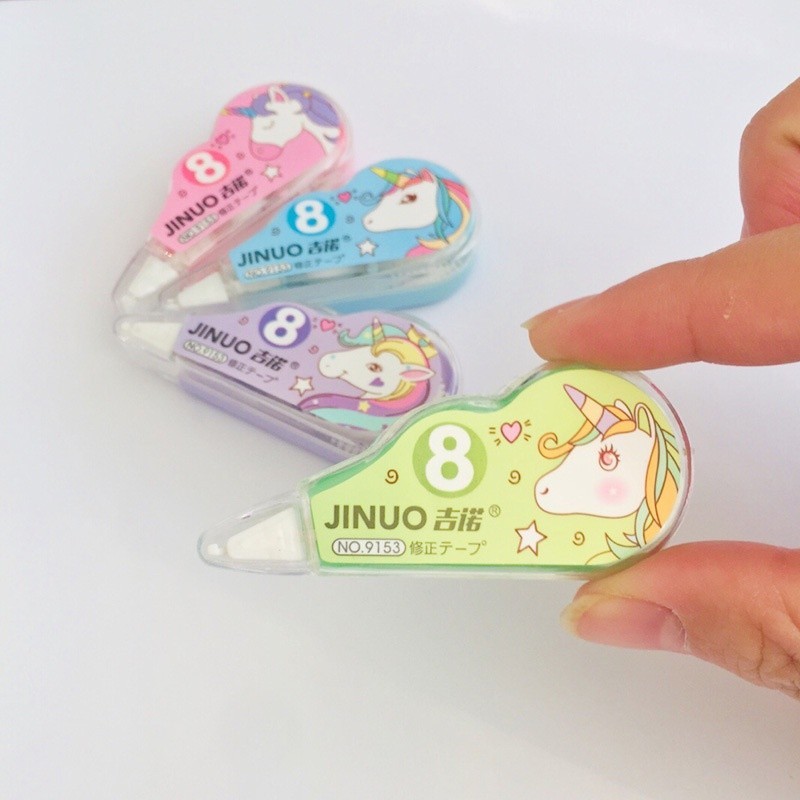 

SMM-Correction Tape Karakter 4 In 1 Penghapus Pulpen Roll Isi 4pcs Karakter Lucu Unicorn Penghapus Pena Tip-Ex Kertas Mini 4in1 Tip Ex Set 4 Pcs