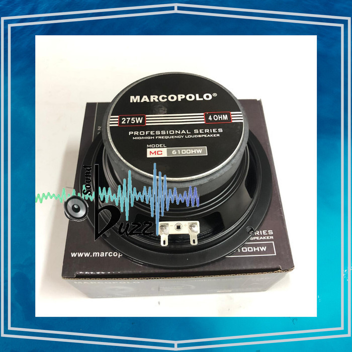Speaker Marcopolo Fullrange MC 6100 HW - 6 Inch