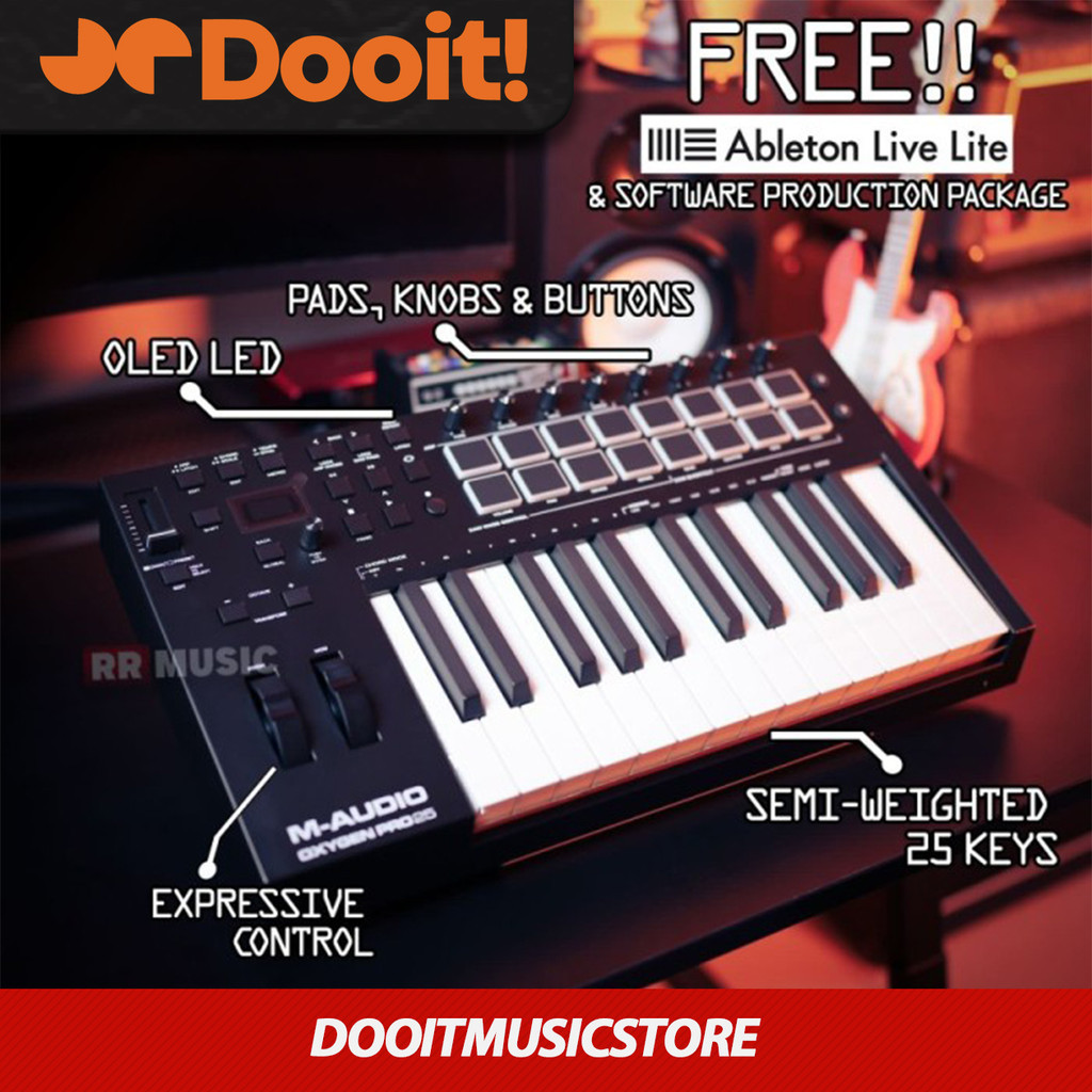 M-Audio Oxygen Pro 25 Keyboard Midi Controller