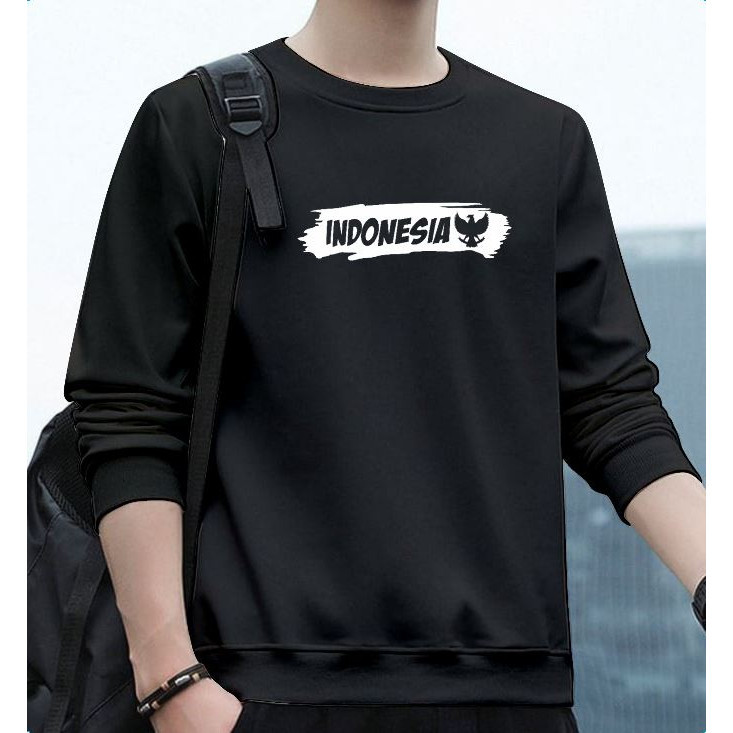 Bisa Cod / Kaos Lengan Panjang Pria Edisi Indonesia Hari Kemerdekaan 17 Agustus / Baju Lengan Panjan