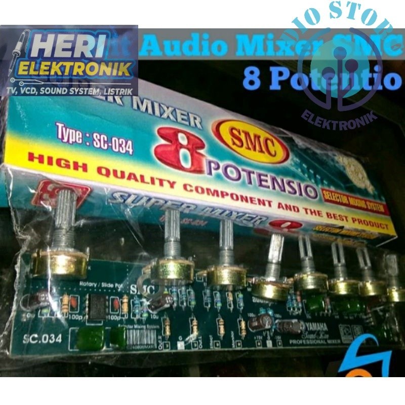 kit mixer 8potensio smc