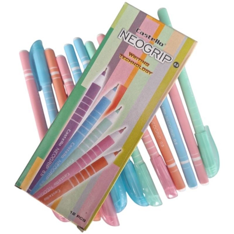 

Isi 12 Pulpen Castello NEOGRIP/Pulpen Standard/Pena/Ballpen STANDARD Neogrip