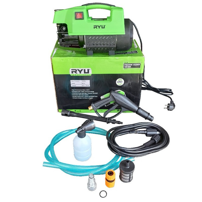 Ryu Jet Cleaner Rpw100 Mesin Steam Cuci Mobil Motor Ac. Pasti Diskon