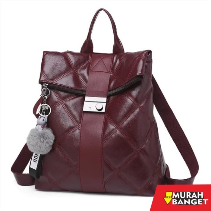 tas ransel wanita import Backpack Emory Tas Ransel Wanita Kulit Tas Ransel Wanita Murah Fashion - Hi