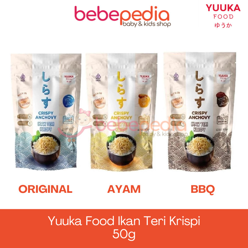 

Yuuka Food Teri Crispy 30 g - Cripsy Anchovy Camilan MPASI