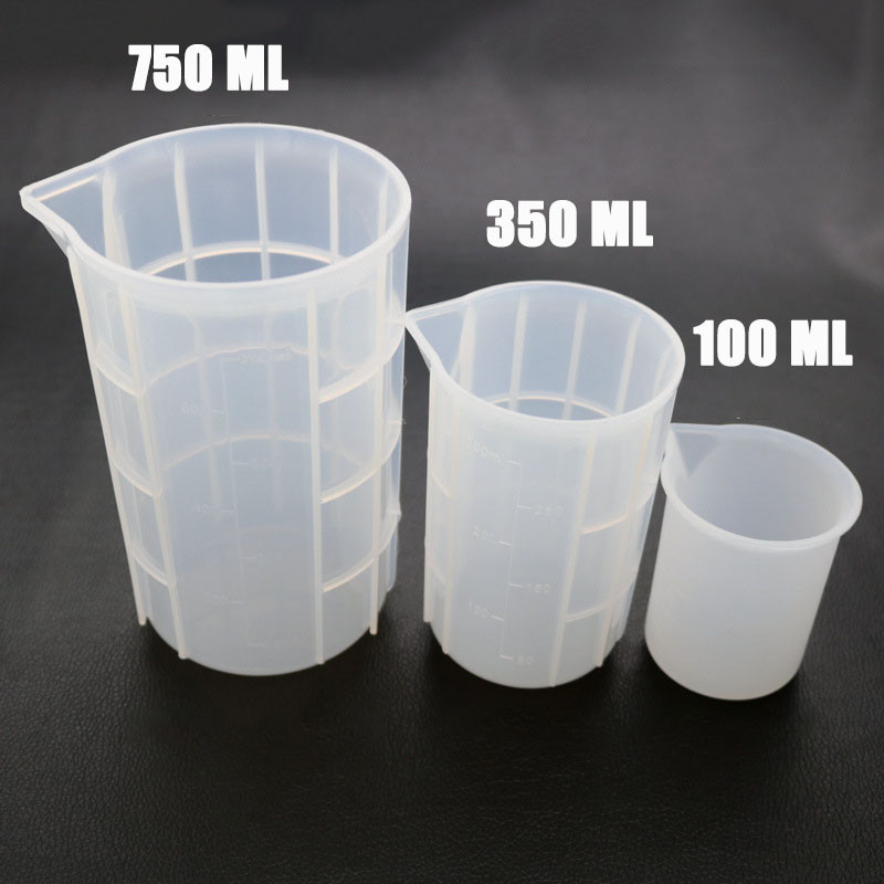 

100ML-750ML Silicone Measuring Cup Split Cup For DIY Epoxy Resin Jewelry Accessories Making Cake Candy Chocolate Baking Tool