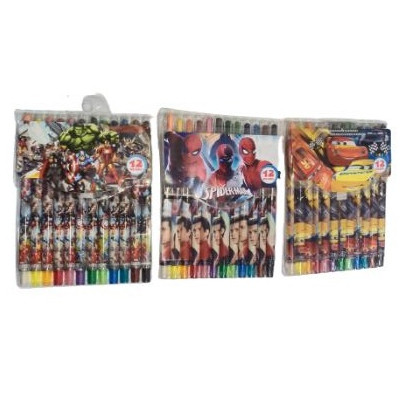 

NAT - Crayon Putar Panjang 12 Warna / Krayon Putar 17 cm CP-1012L
