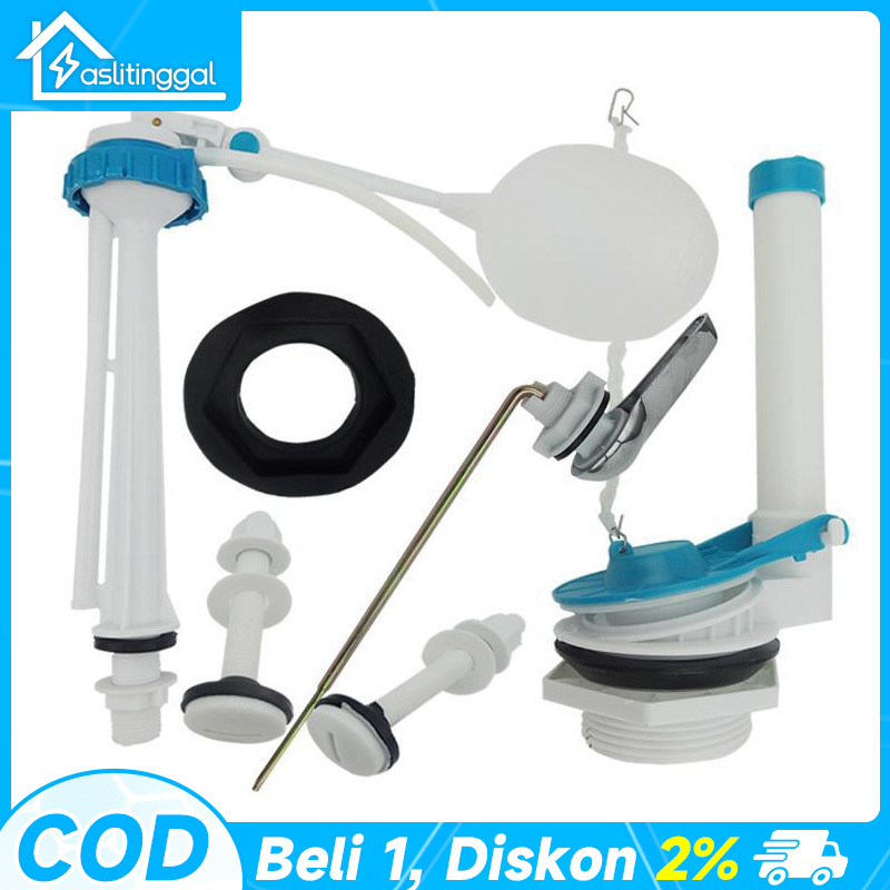 pelampung closet model toto engkol 1 set/ sparepart kloset duduk toto