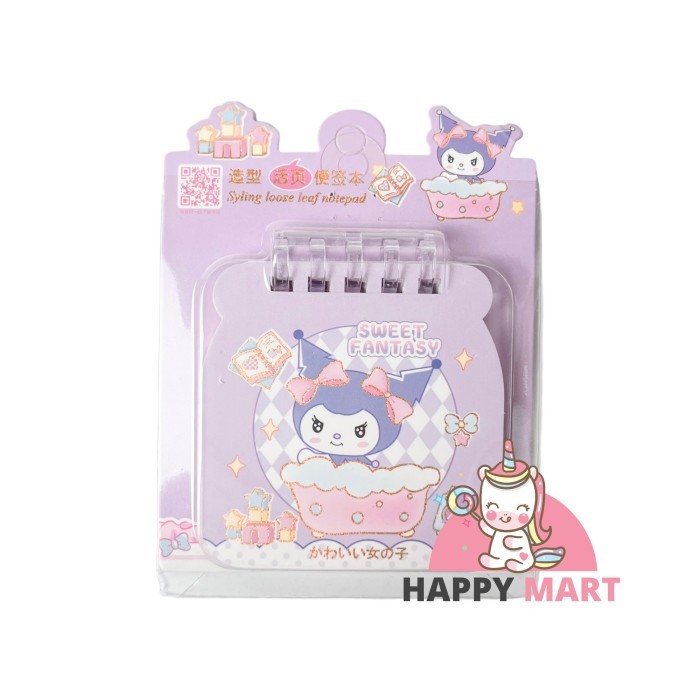 

Notes sanrio JAR lentik kuromi / melody / cinnamoroll - Kuromi jar