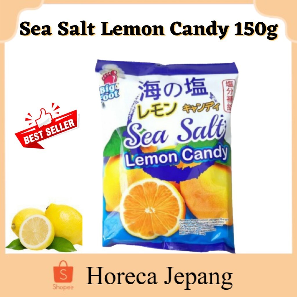 

SEA SALT LEMON CANDY 150g / Permen Big Foot / Permen Lemon