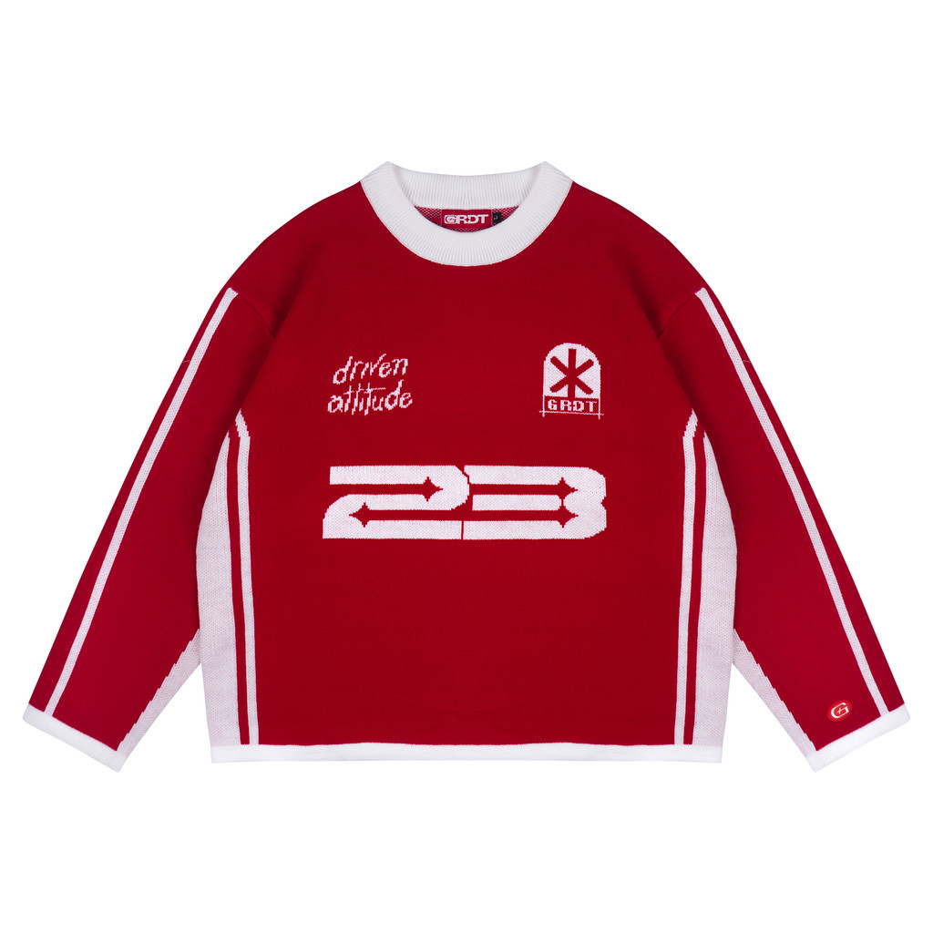 GRDT - B23 Knitwear Boxy Red