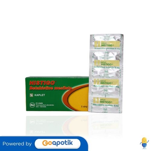 Histigo 6 Mg Box 50 Kaplet