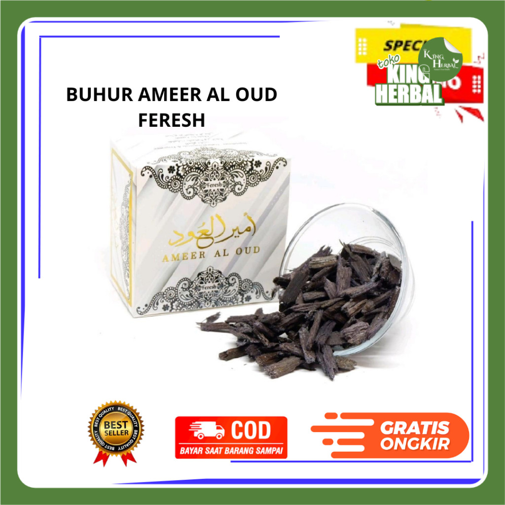 Bukhur AMEER AL OUD FERESH Buhur Bakhor Gaharu | Buhur Premium Ameer Al Oud Feresh