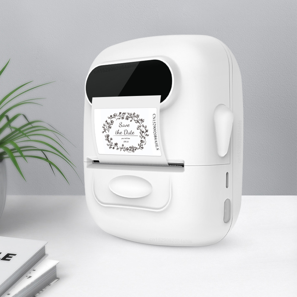 

Mini Portable Thermal Printer P50 Adhesive Label Printer Similar as E210 M110 M220 Labeling Machine or 3PK Label Tapes