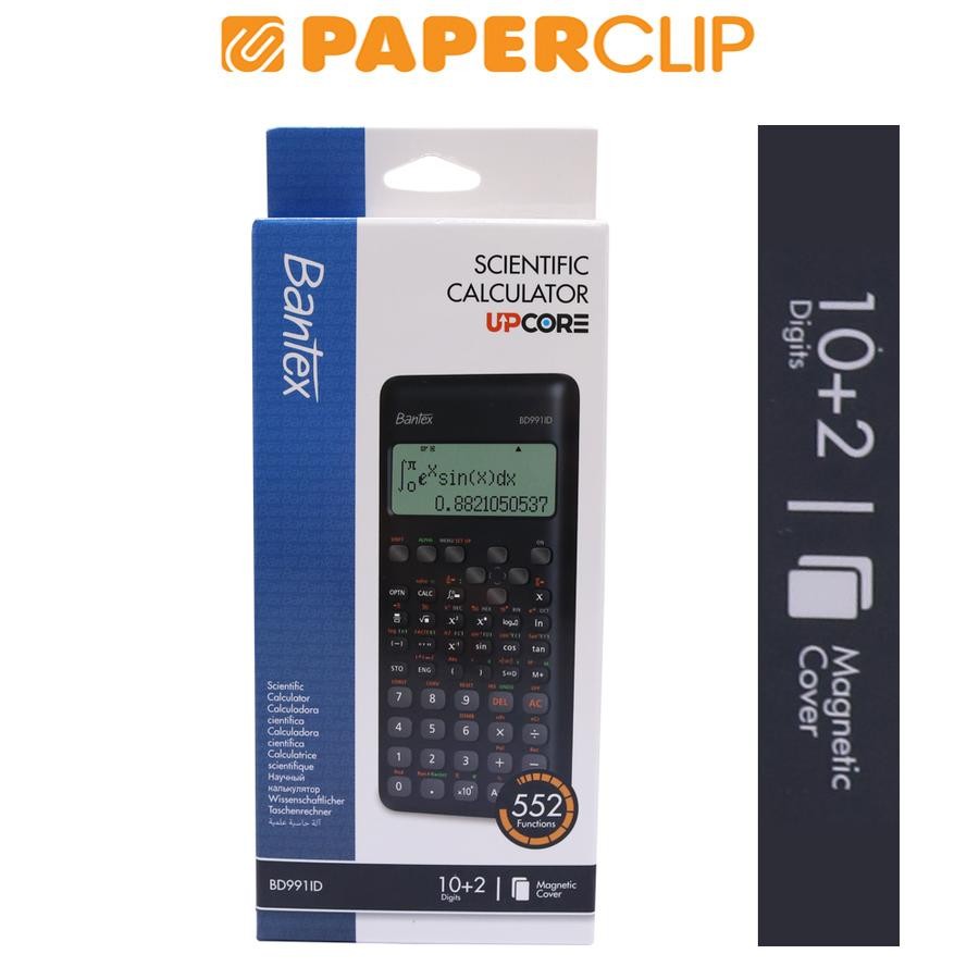

CALCULATOR BANTEX SCIENTIFIC UPCORE BD991ID 10 BLACK