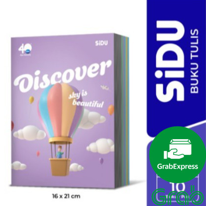 

BUKU TULIS SIDU 38 LBR / BUKU SEKOLAH [PACK- 10PCS] Harga ecer / satuan