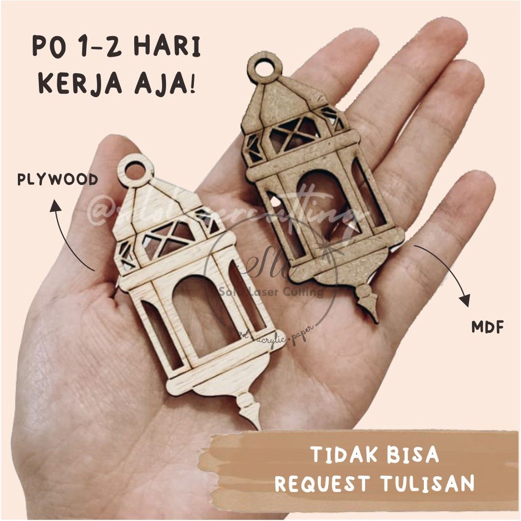 Hangtag Lentera Ramadhan / hiasan hampers / hiasan ramadhan / gantungan ramadhan