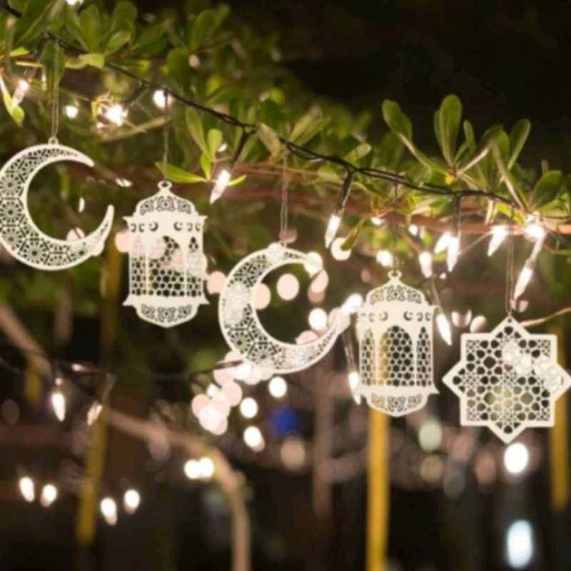 Ornamen Dekorasi Gantung Ramadhan / Gantungan 3D Hiasan Gantung Hari Raya Ramadhan Gantungan Hari Ra