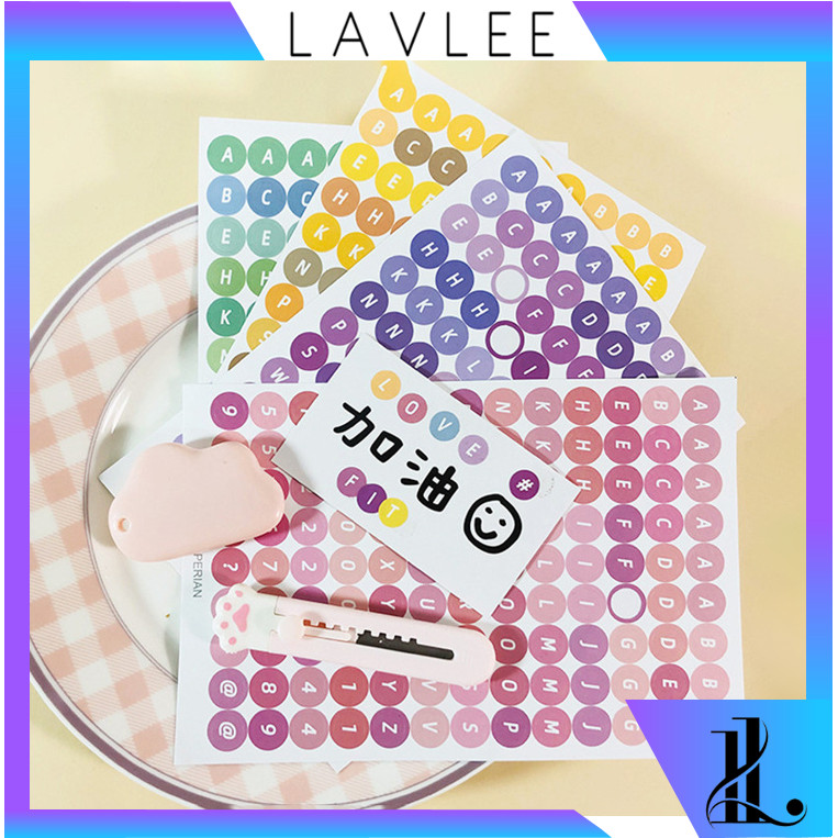 

LAVLEE - 6158 Stiker Huruf Deco Alphabet / Aesthetic Sticker Dekorasi Jurnal / Scrapbook Sticker Alat Tulis / Notebook Cute Sticker