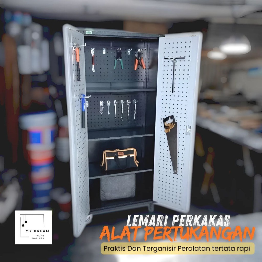 Lemari Besi Kabinet Piero SP C02 Penyimpanan Perkakas Alat Tukang Alat Mekanik | Metal ToolBox Troll