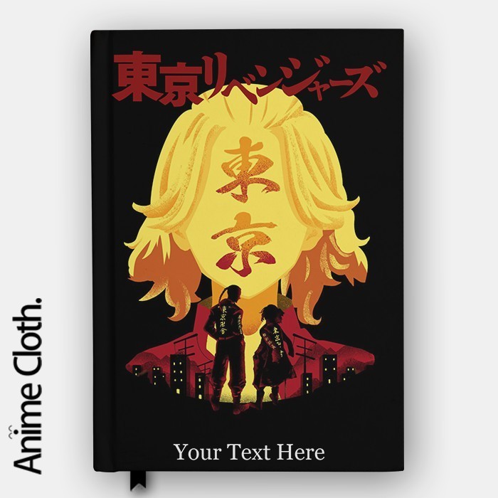 

Buku Notebook Mikey And Draken Tokyo Revenger Hardcover Diary Buku Tulis Custom Nama