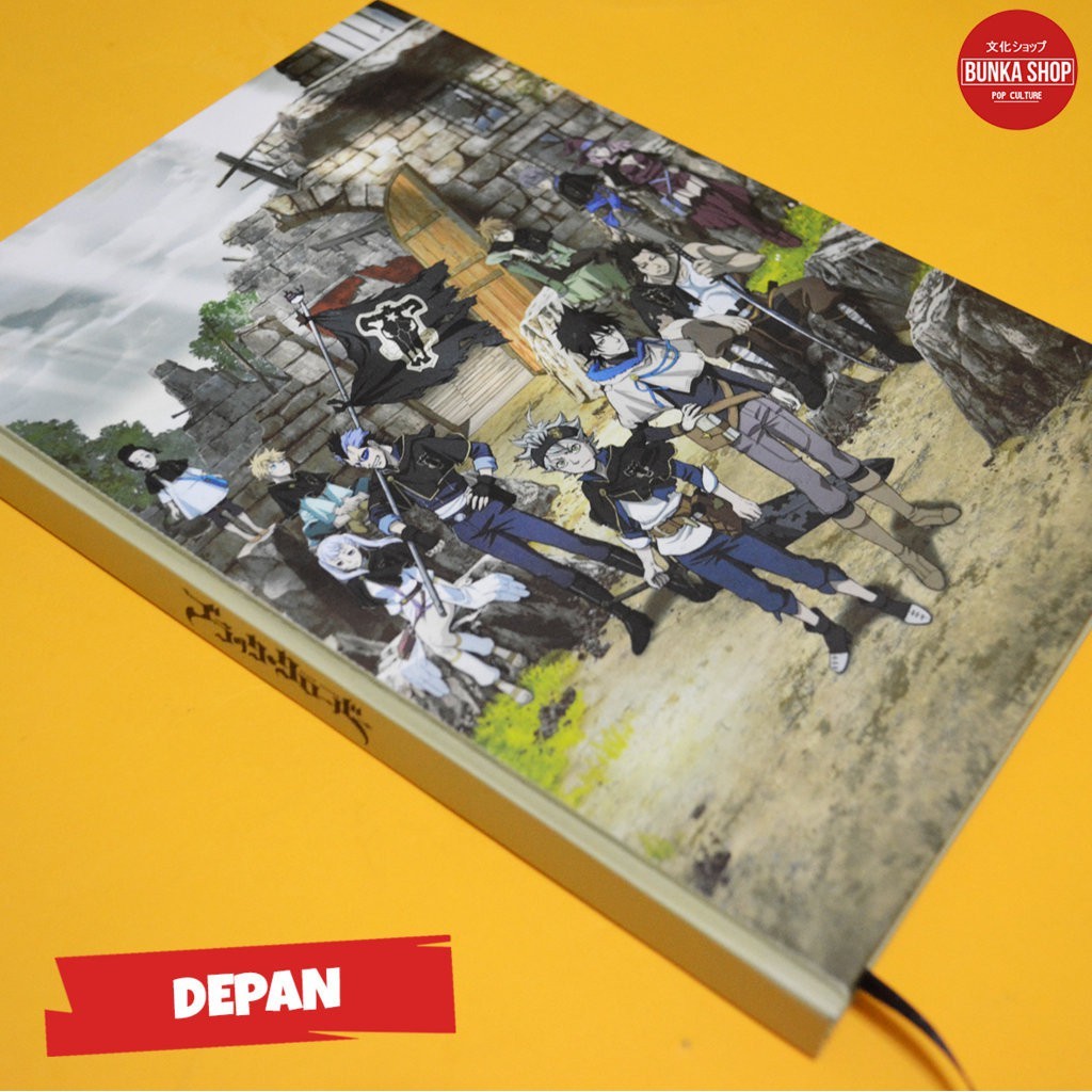 

Note Book Hardcover Anime Black Clover Black Bull Ukuran A5 Jurnal Agenda Planner Notebook Gift Couple