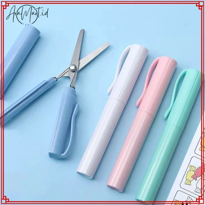 

Kreatif Gunting mini Gunting Lipat Mini Pen Type Gunting Kecil Alat Tulis Kreatif Siswa Gunting