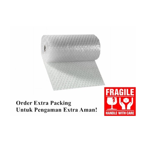

EXTRA BUBBLE WRAP UNTUK PENGAMAN/ EXTRA PACKING/ AMAN