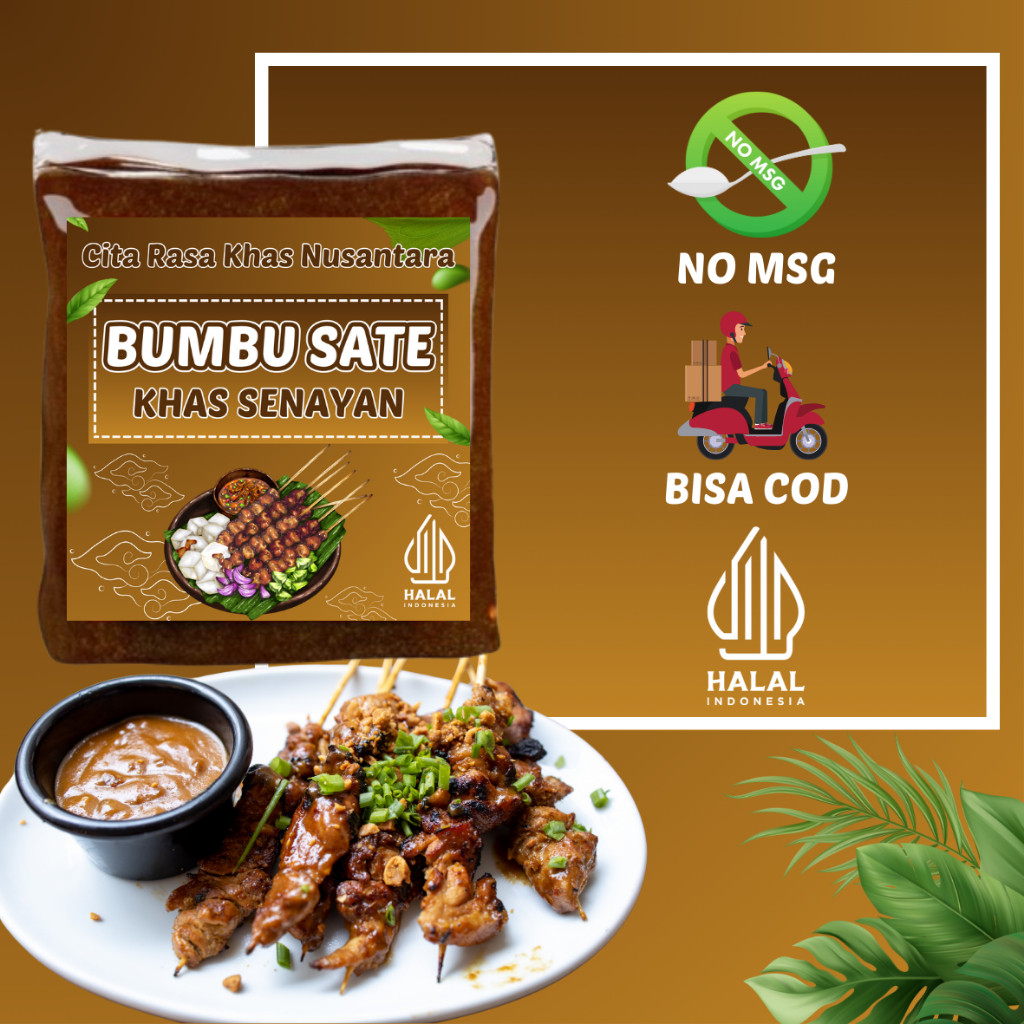 

Bumbu Sate Senayan Asli - Pedas, Gurih, dan Penuh Rempah Yang Nikmat