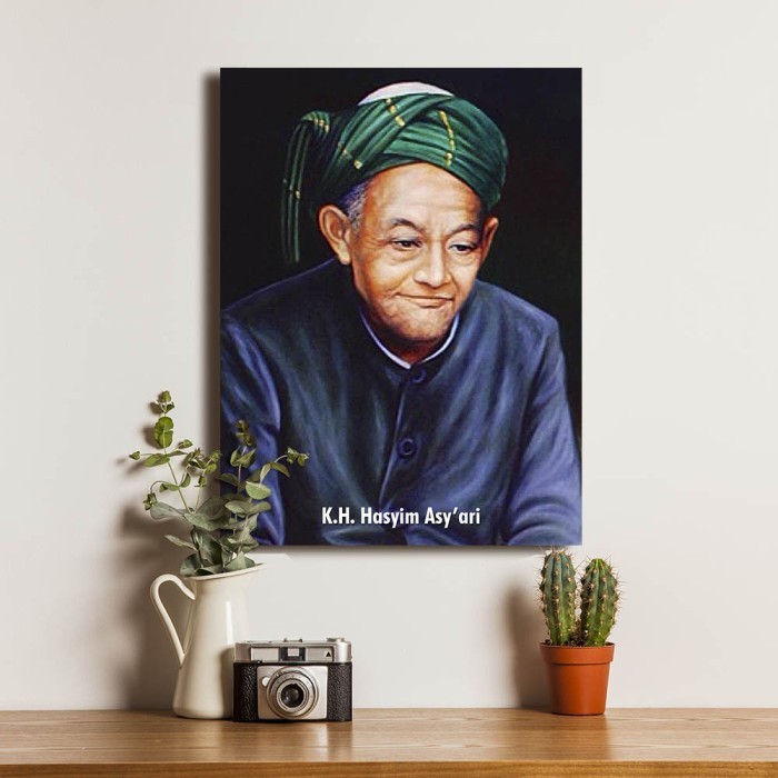Poster KH Hasyim Asyari NU Nahdlatul Ulama Kyai Dekorasi WALLDECOR - S