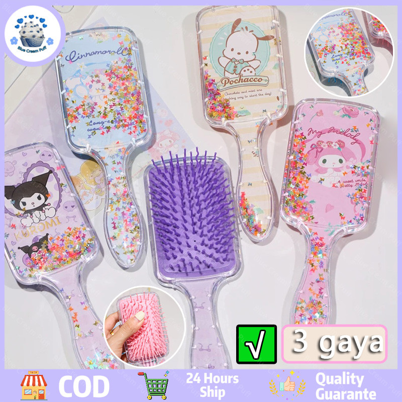【COD】Sisir bantalan udara sisir bernilai tinggi sisir kartun gadis-gadis lucu sisir rambut anak-anak