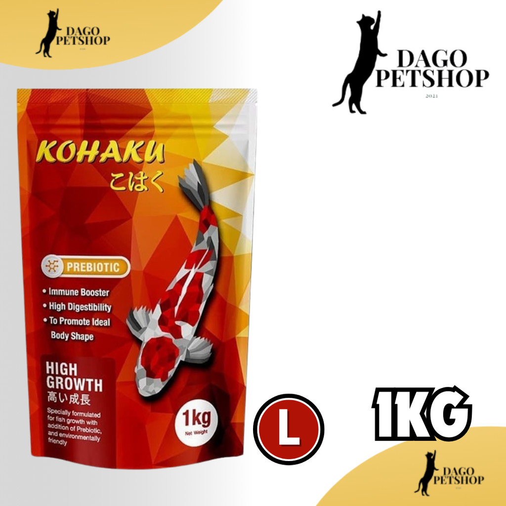 kohaku high growth / pakan ikan / pakan koi / kohaku medium / kohaku large / kohaku m / kohaku l