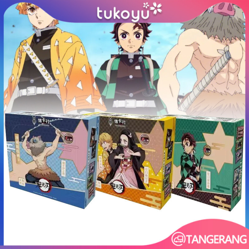 1 Pack Kartu Anime Demon Slayer Trading Card Kartu Demon Slayer Kartu Kimetsu No Yaiba Kartu Laser
