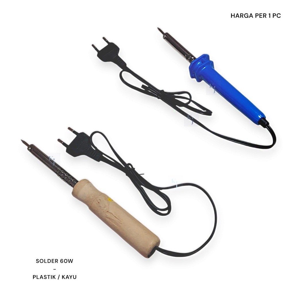 Laku Keras Gaes  Solder 60 Watt Visero ATN Plastik / Kayu / Solder 60W Plastik / Kayu / Soldering Ir