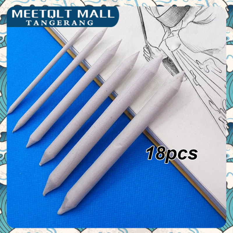 

Paper Stump/Pena Penghapus Kertas Sketsa Sorotan Seni/ Blending Stump 3 Set 18pcs