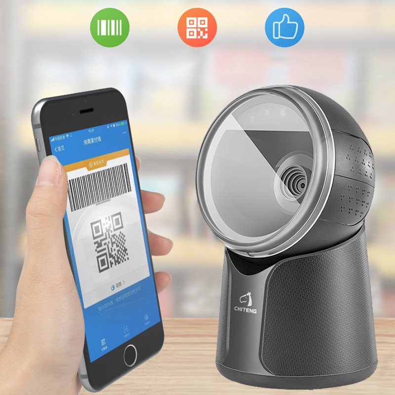 2D Barcode Scanner Omni Barcode Scanner (QR Code/PDF417/Efaktur)  Autoscan Dekstop 110x153mm