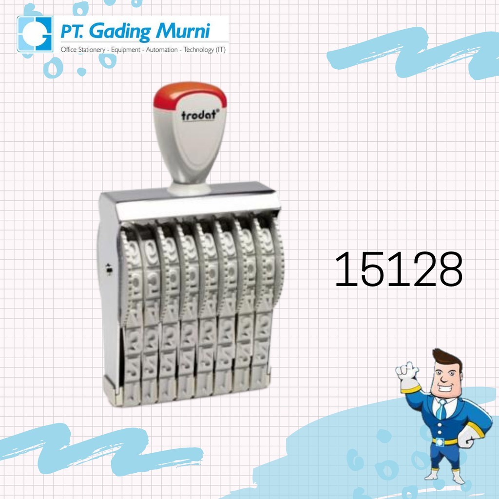 

STEMPEL ANGKA 8 DIGIT TRODAT 15128 - 12 MM
