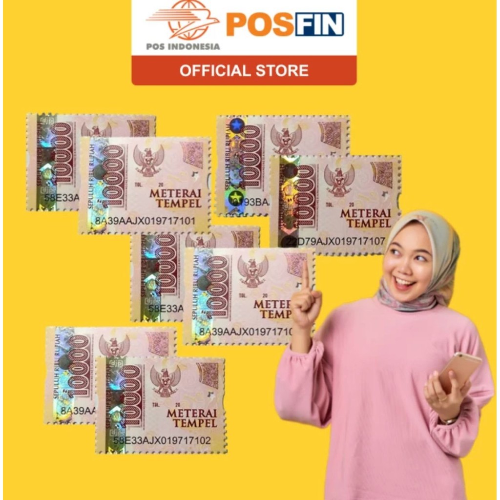 

Materai 10.000 Asli 1 pcs