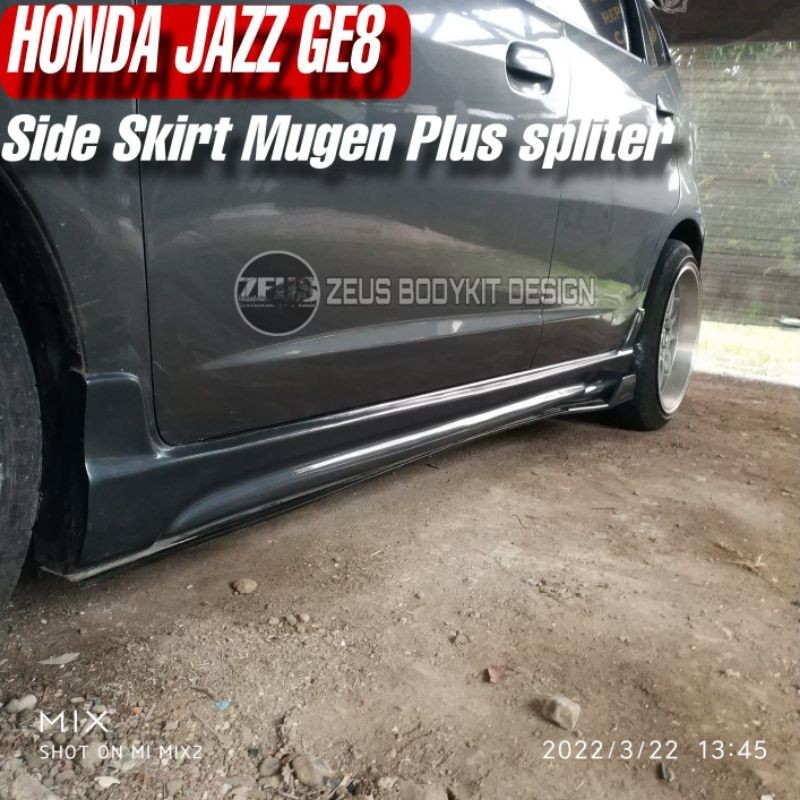 Side skirt jazz ge8 mugen rs plus spliter Duraflex