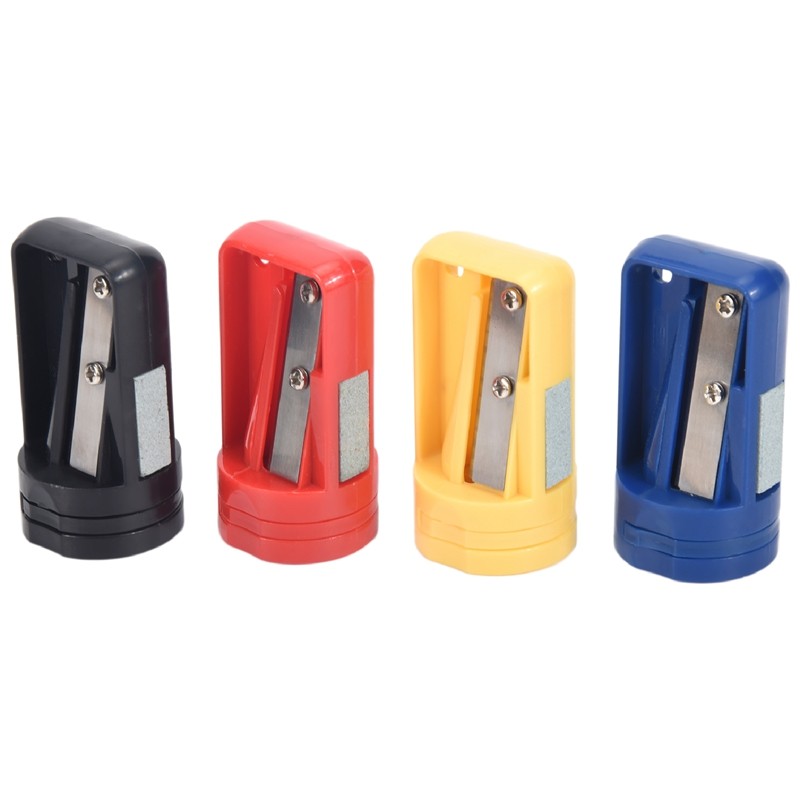 

Carpenter Pencil Sharpener- 4 Pack Manual Pencil Sharpener For Flat Carpenter Pencils , Portable Pencil Sharpening Tool