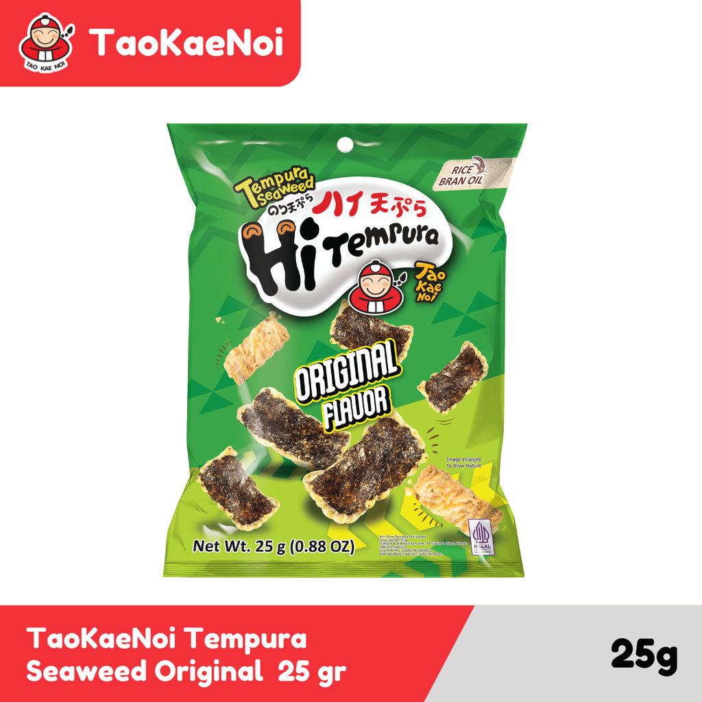 

TaoKaeNoi Rumput Laut Tempura Seaweed Original 25 gr