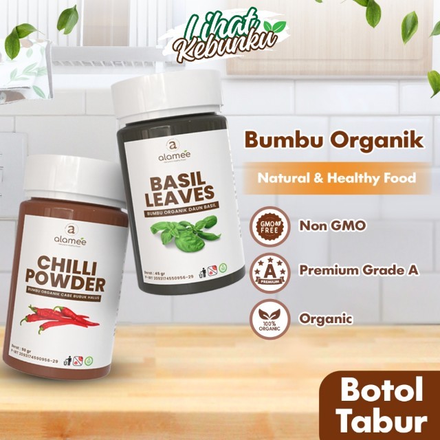 

ALAMEE Bumbu Dapur Bubuk Lengkap Bawang Bombay Lada Hitam Seasoning Powder Organik Praktis Pakai LIHAT KEBUNKU
