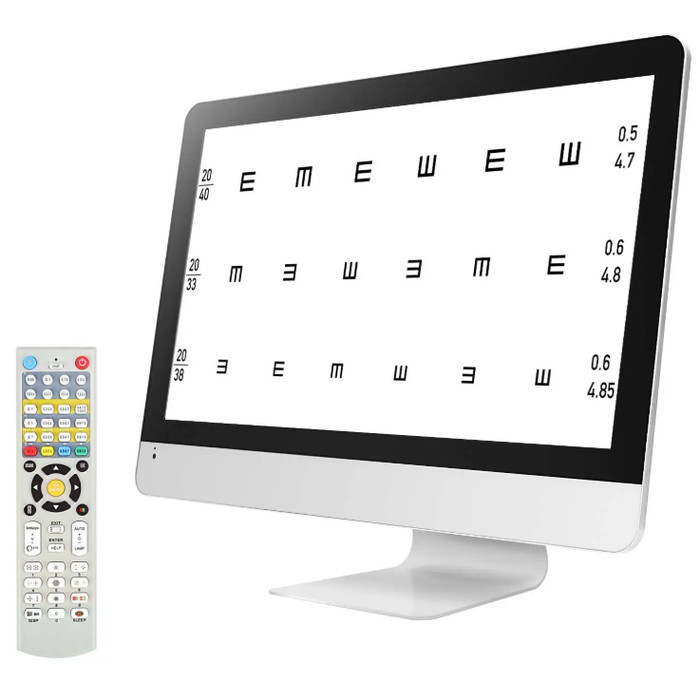 Snellen Chart Digital Lcd Tes Visus Mata Acuity Testing Led Monitor 21.5"